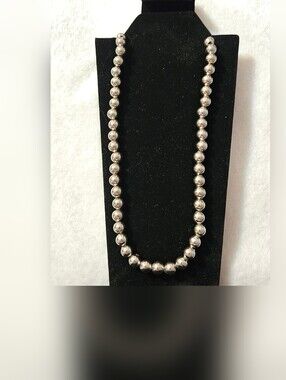 Park Lane Silver-Tone Round Bead Necklace -